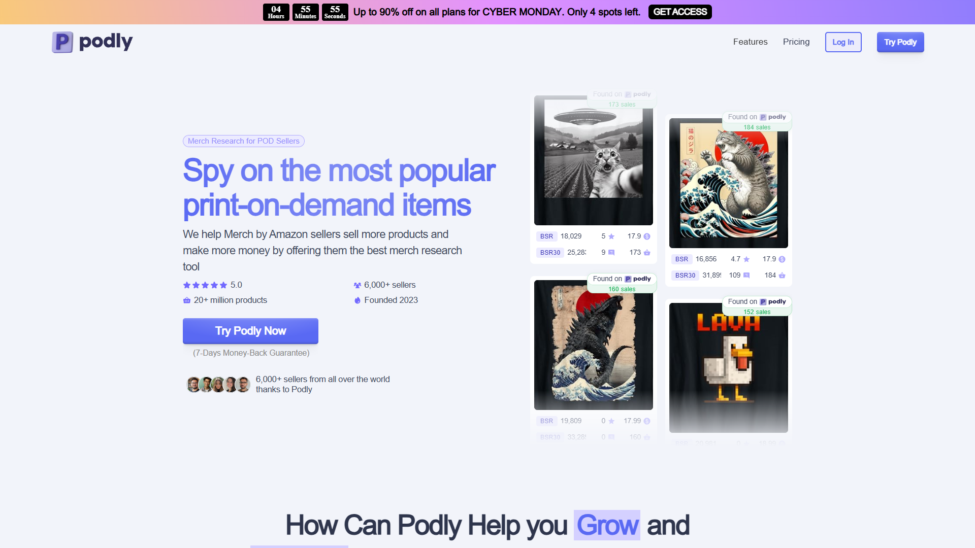Podly Merch Research Tool Podly Merch Research Tool