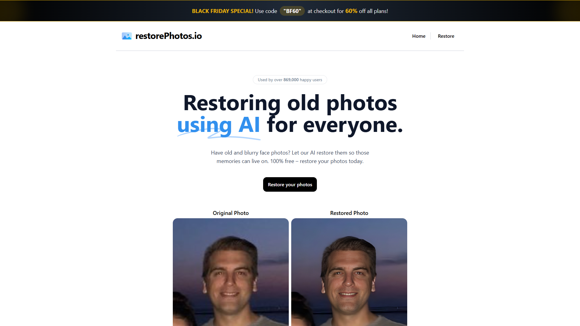 restorePhotos.io — Face Photo Restorer restorePhotos.io — Face Photo Restorer