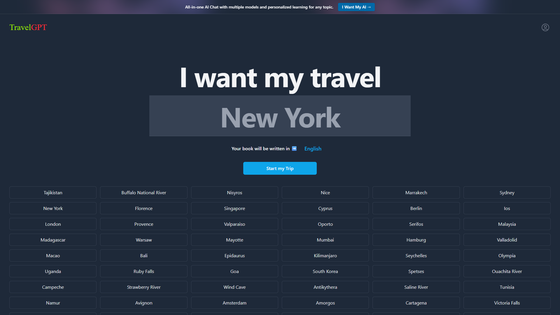 TravelGPT: I Want My Travel TravelGPT: I Want My Travel