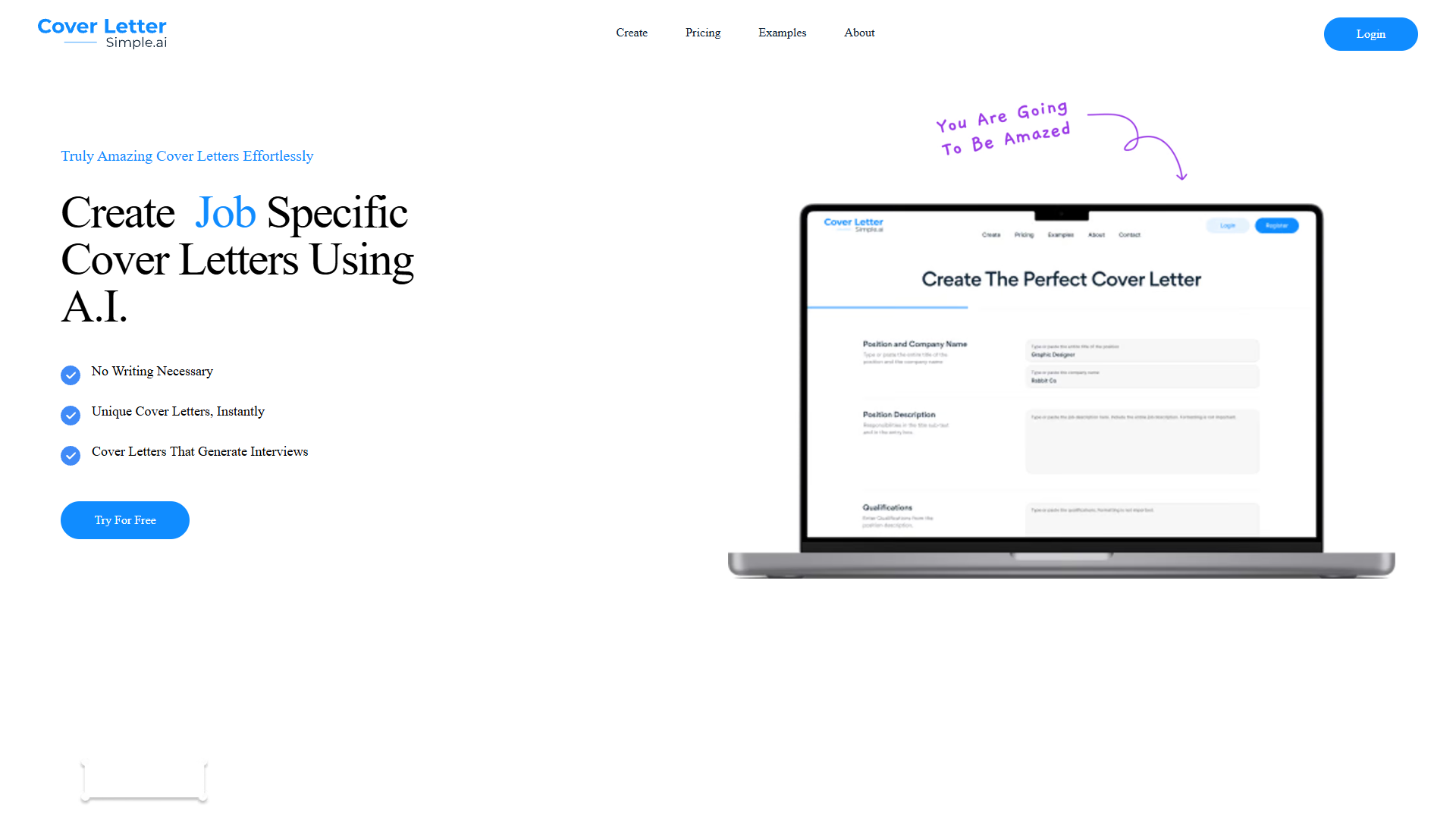 CoverLetterSimple.ai CoverLetterSimple.ai