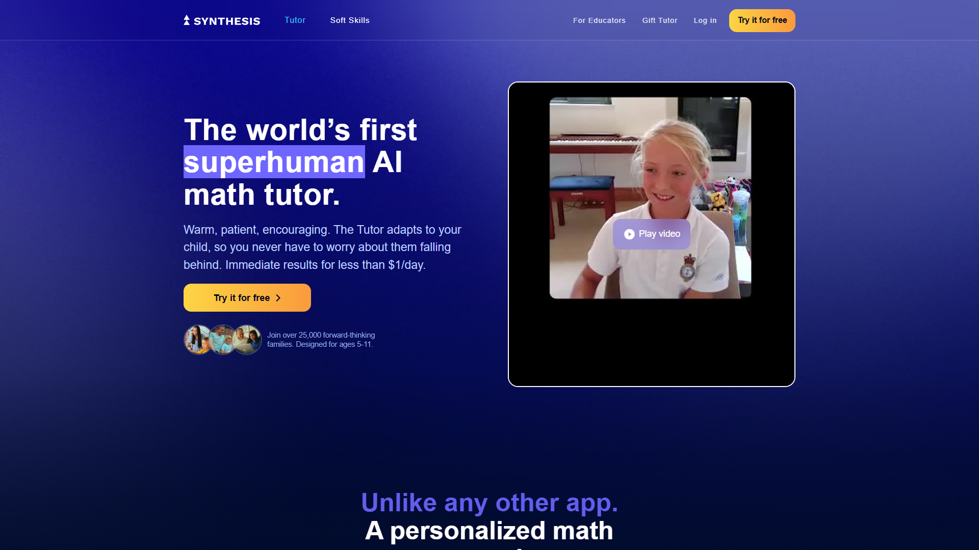 Synthesis Tutor Synthesis Tutor