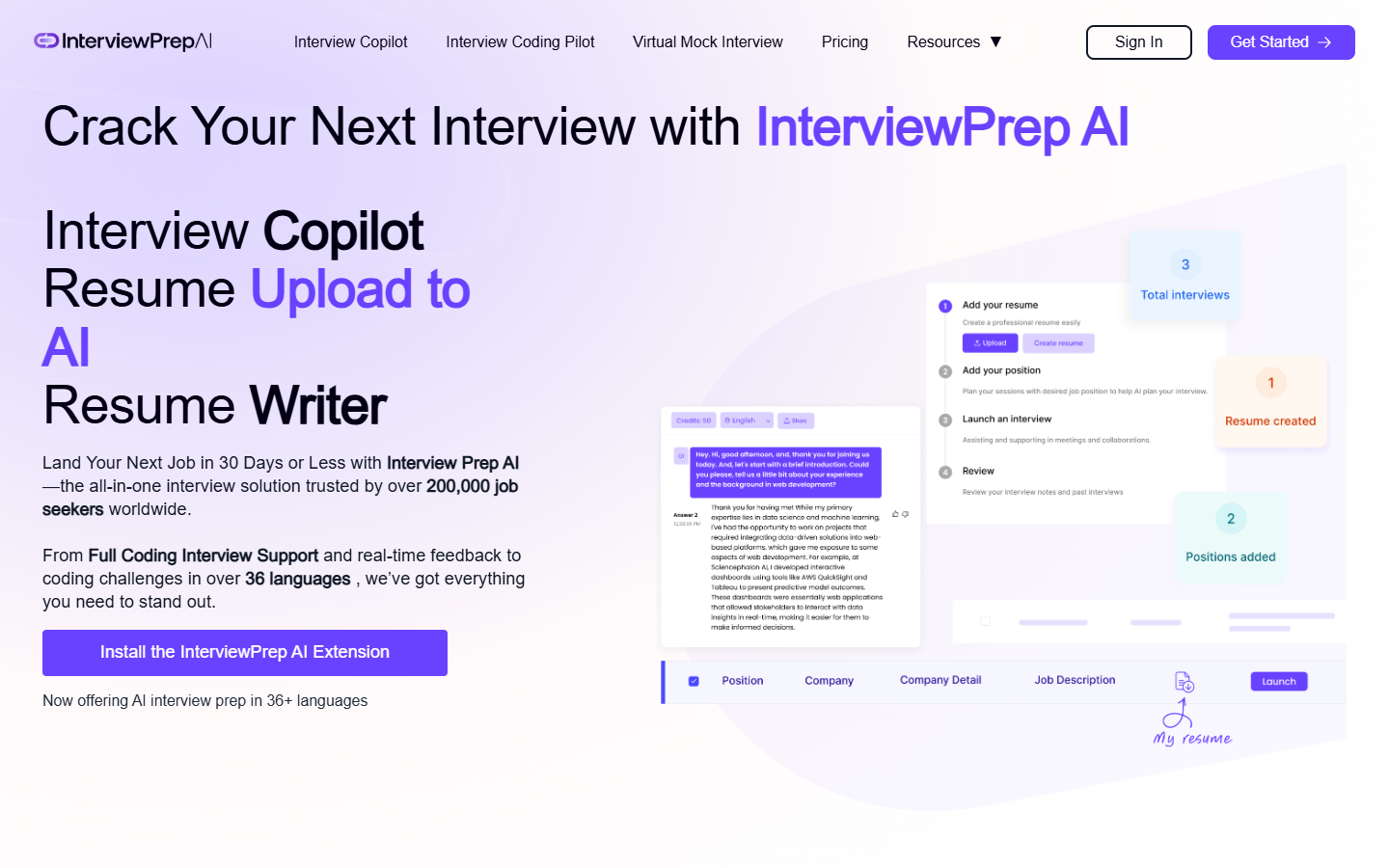 InterviewPrep AI InterviewPrep AI