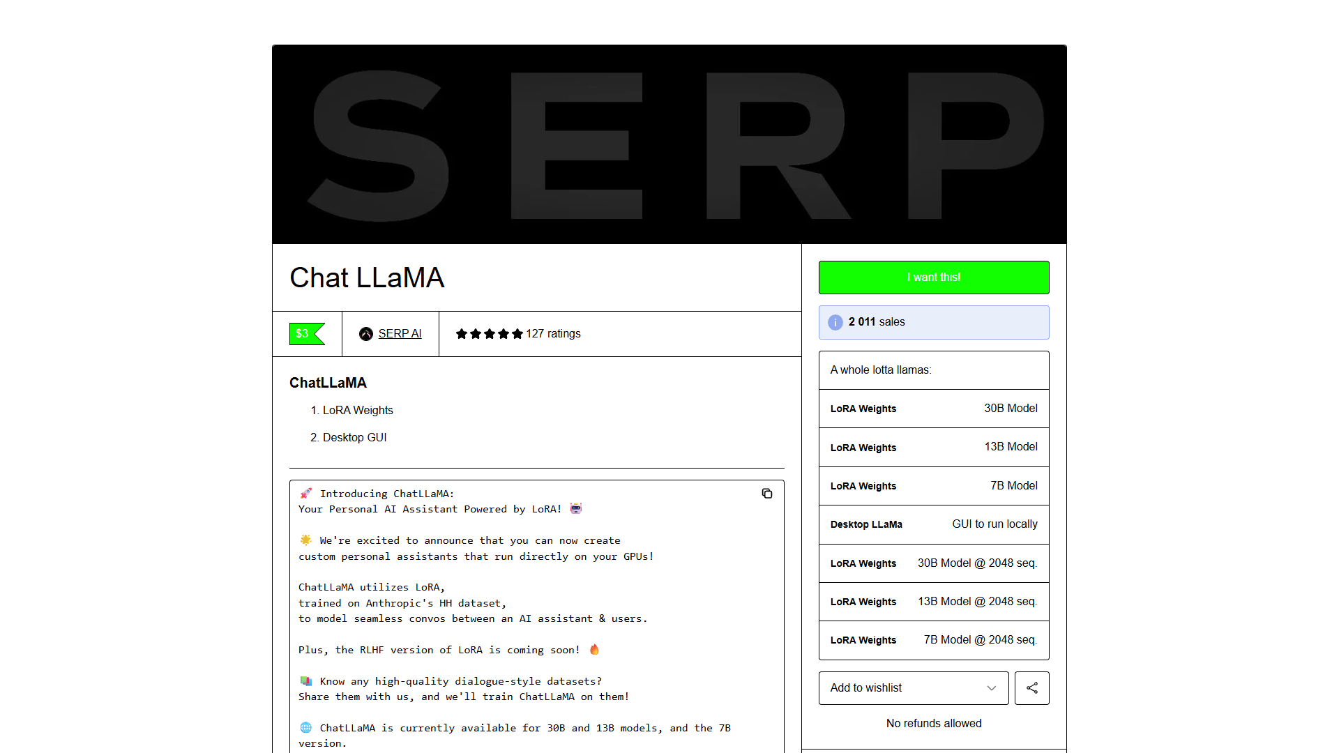 Chat LLaMA Chat LLaMA