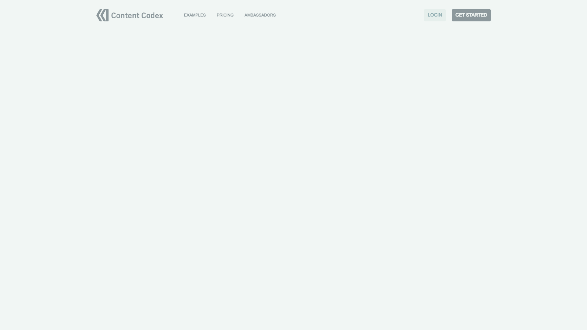Content Codex Content Codex