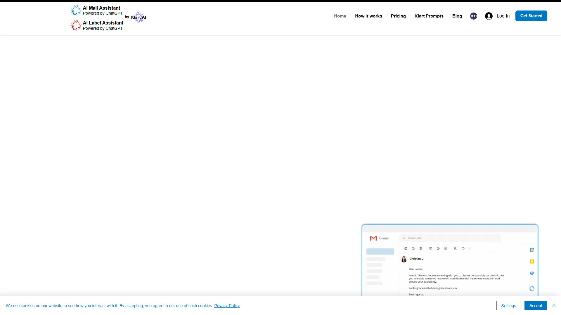 AI Mail Assistant AI Mail Assistant