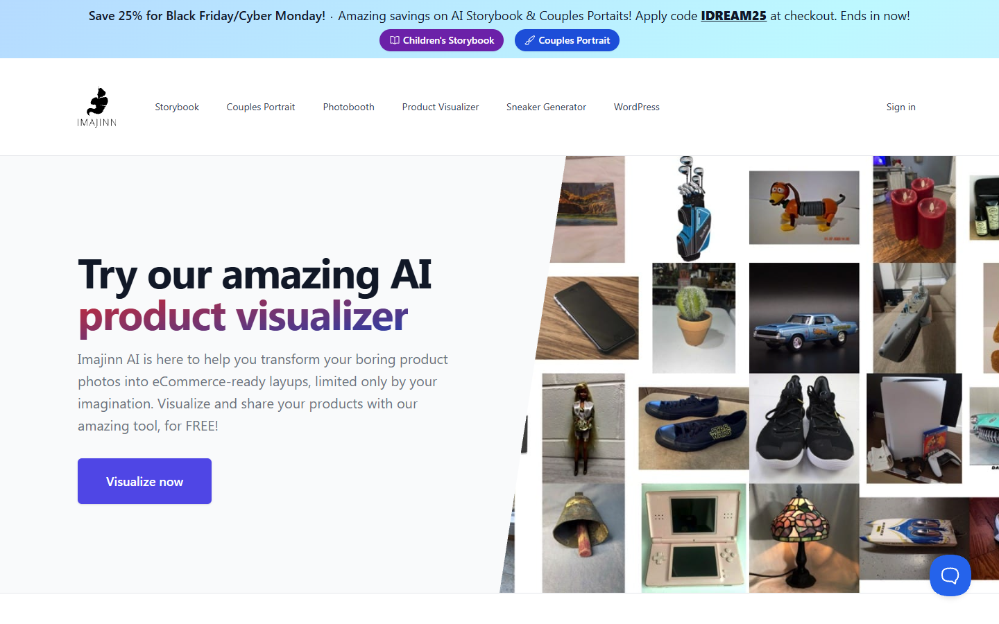 AI Product Visualizer by Imajinn AI AI Product Visualizer by Imajinn AI