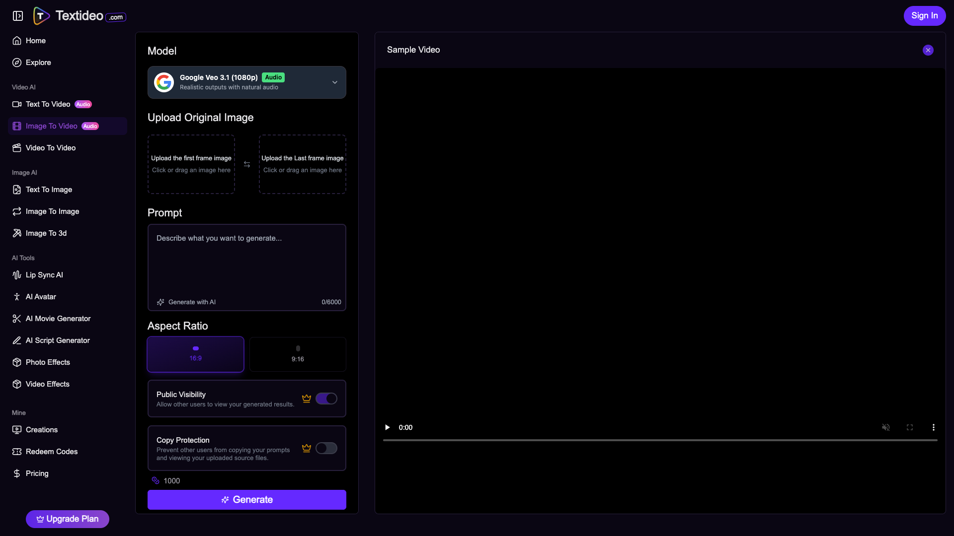 Textideo Image to Video AI Textideo Image to Video AI