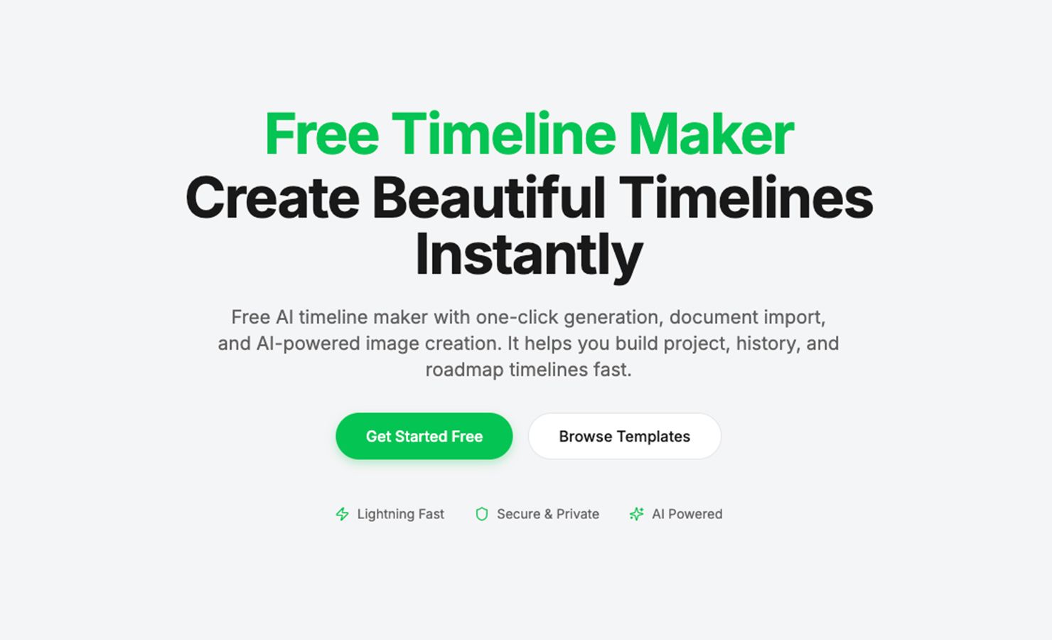 AI timeline maker AI timeline maker