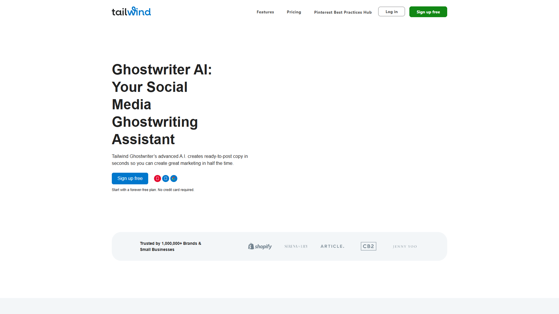 Tailwind Ghostwriter AI Tailwind Ghostwriter AI