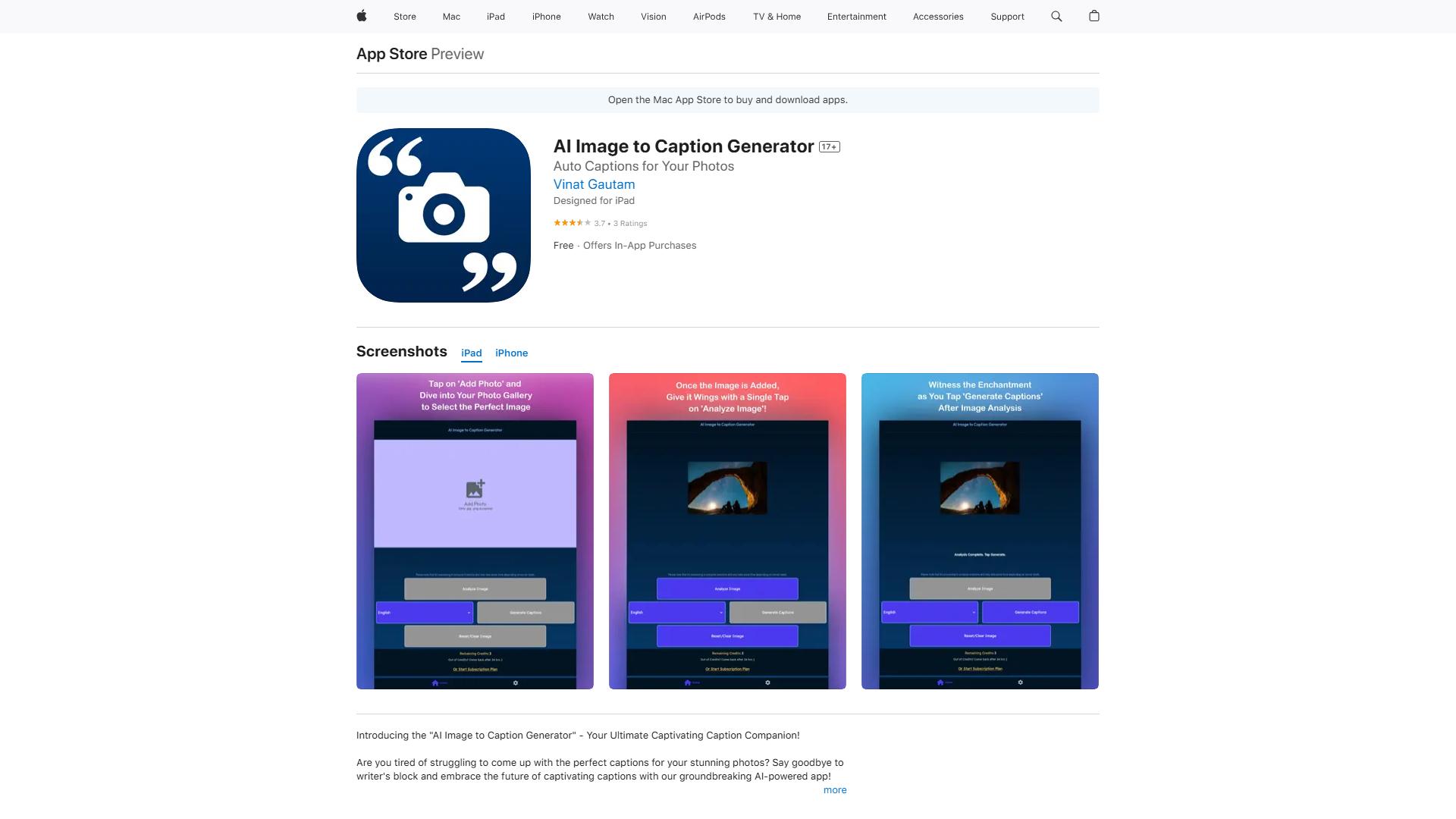 AI Image to Caption Generator AI Image to Caption Generator
