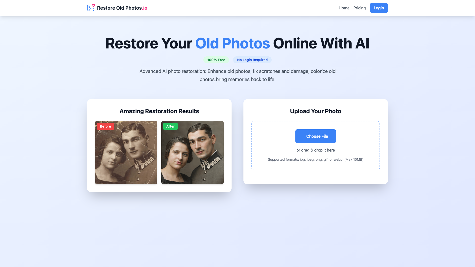 Restore Old Photos Restore Old Photos