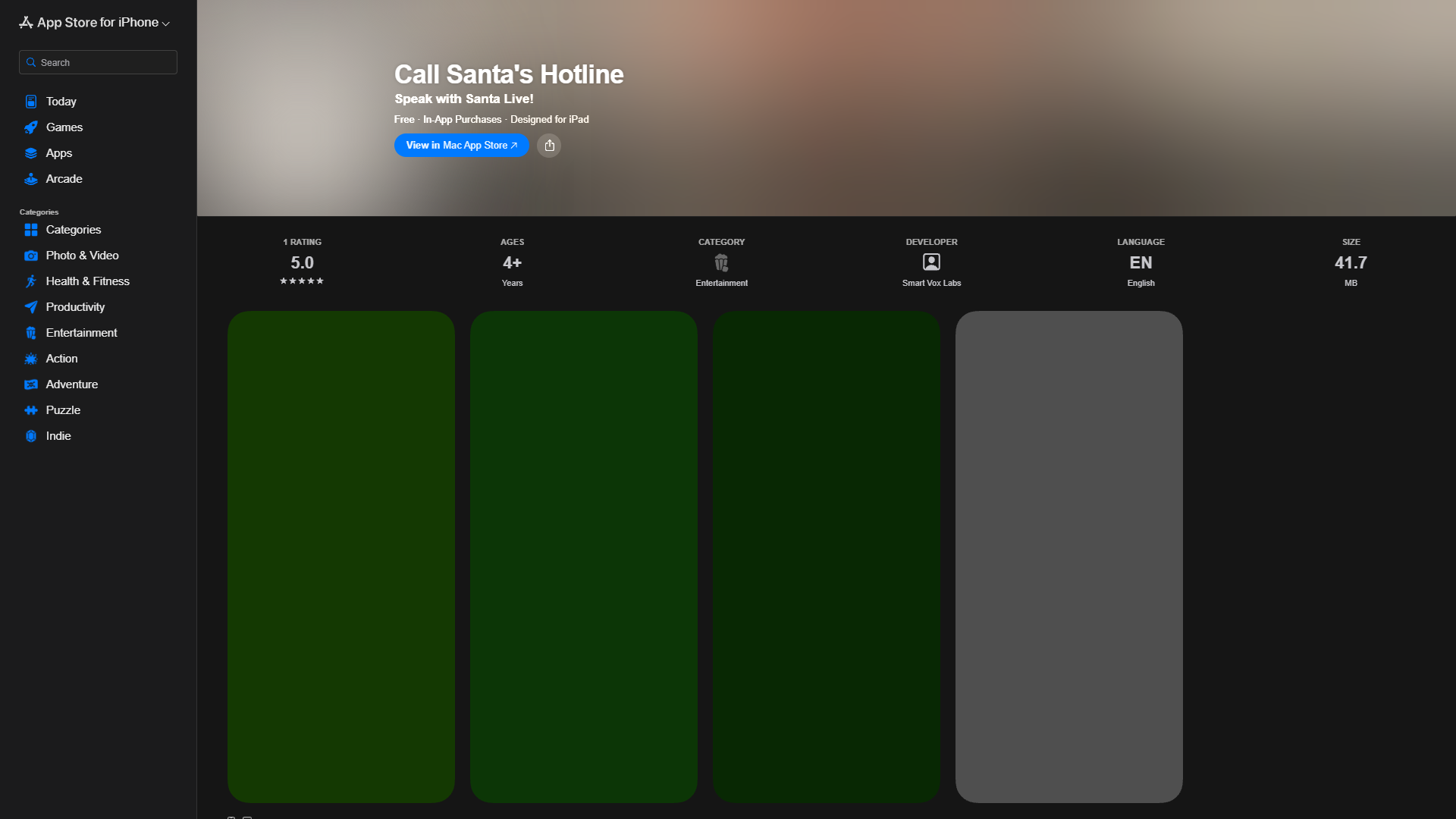 Call Santa's Hotline Call Santa's Hotline