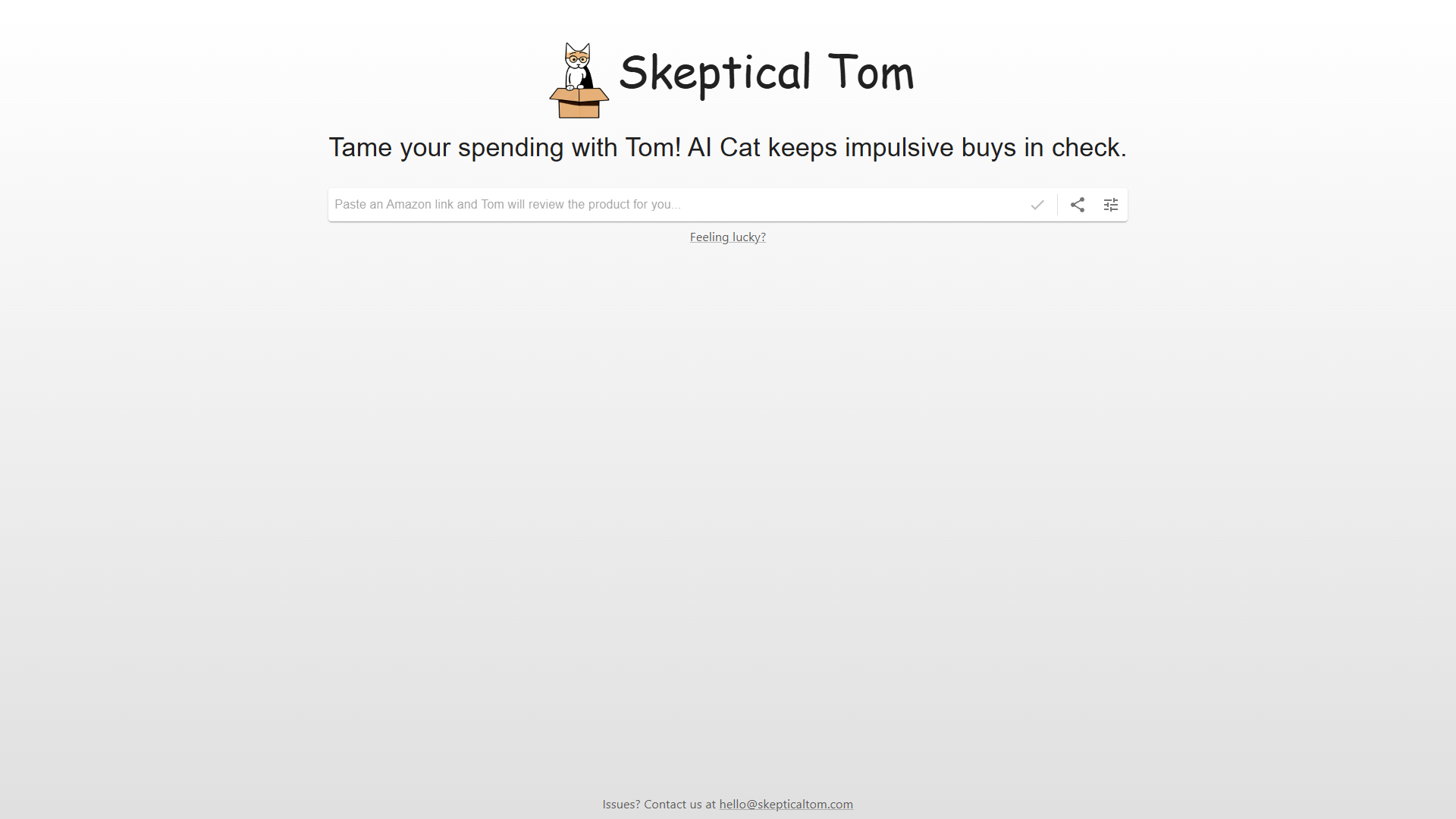 Skeptical Tom Skeptical Tom