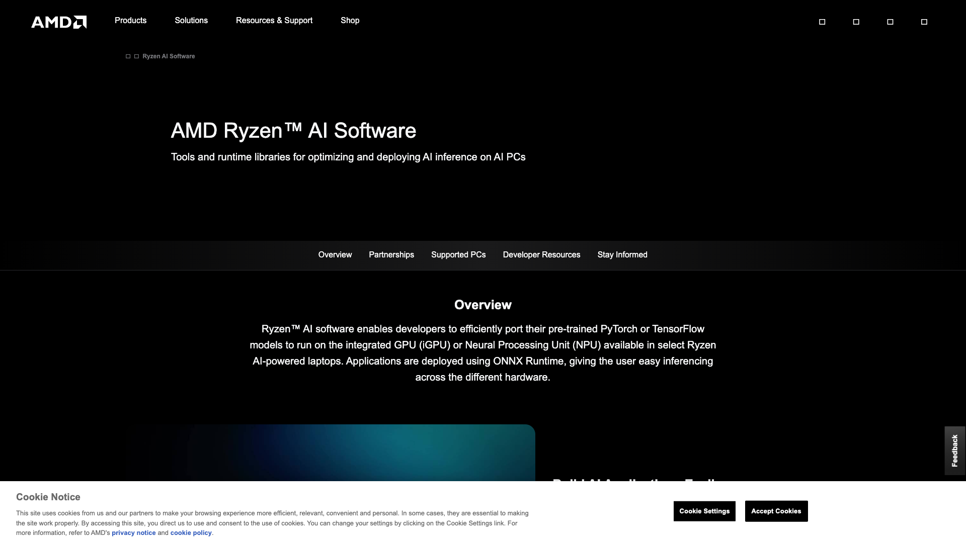 AMD Ryzen AI Software AMD Ryzen AI Software