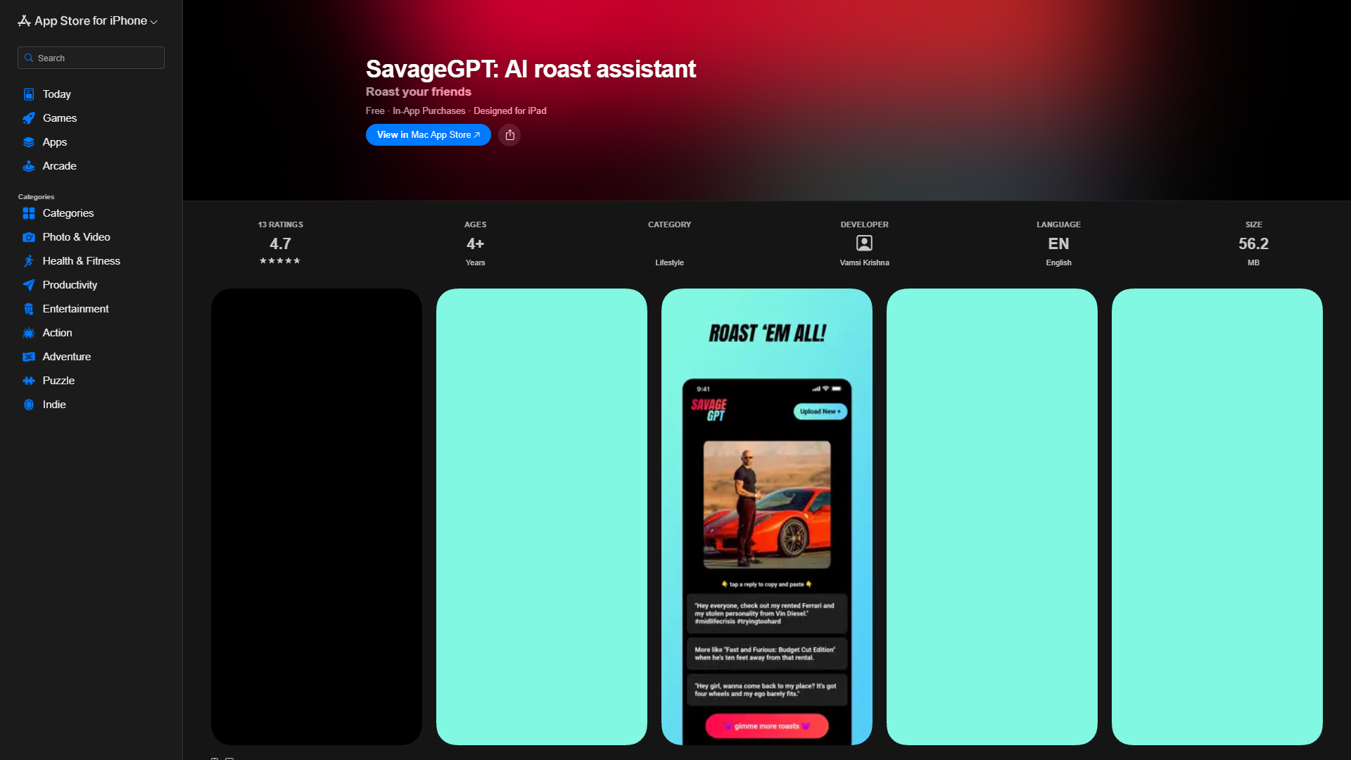 SavageGPT: AI roast assistant SavageGPT: AI roast assistant