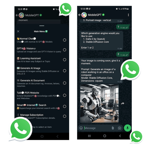 MobileGPT WhatsApp Chatbot MobileGPT WhatsApp Chatbot