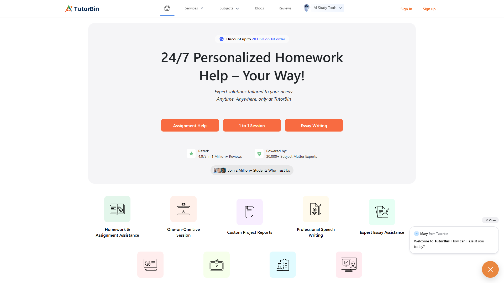 TutorBin Homework Helper TutorBin Homework Helper