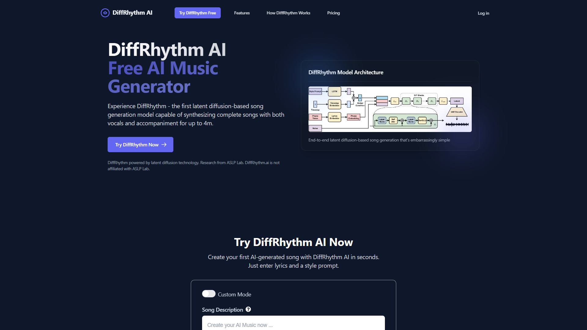 DiffRhythm AI DiffRhythm AI