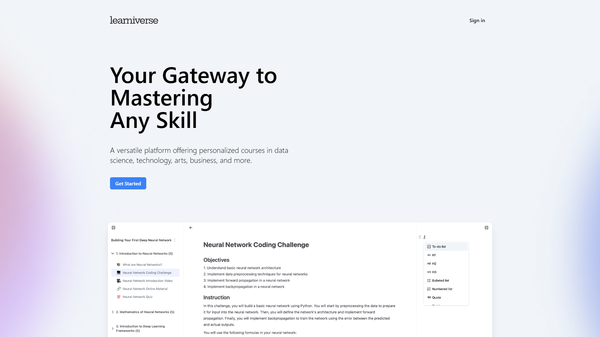 Learniverse Learniverse