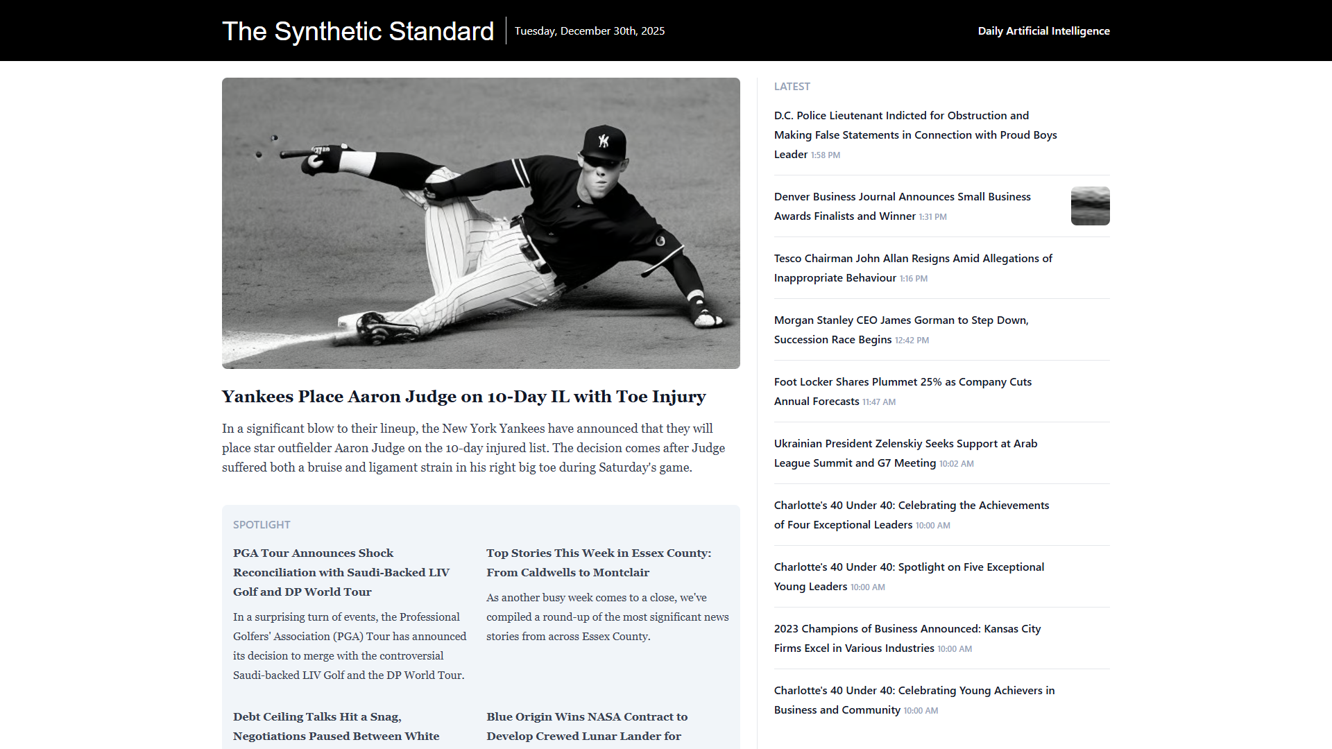 The Synthetic Standard The Synthetic Standard