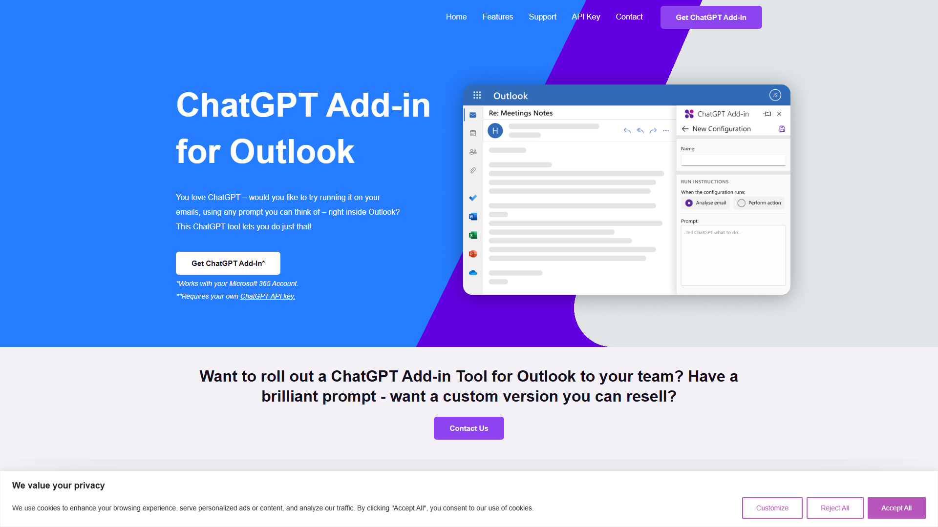 ChatGPT Add-in for Outlook ChatGPT Add-in for Outlook