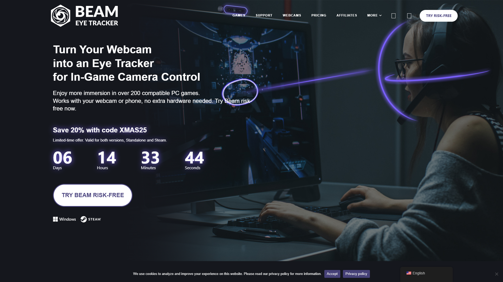 Beam Eye Tracker Beam Eye Tracker