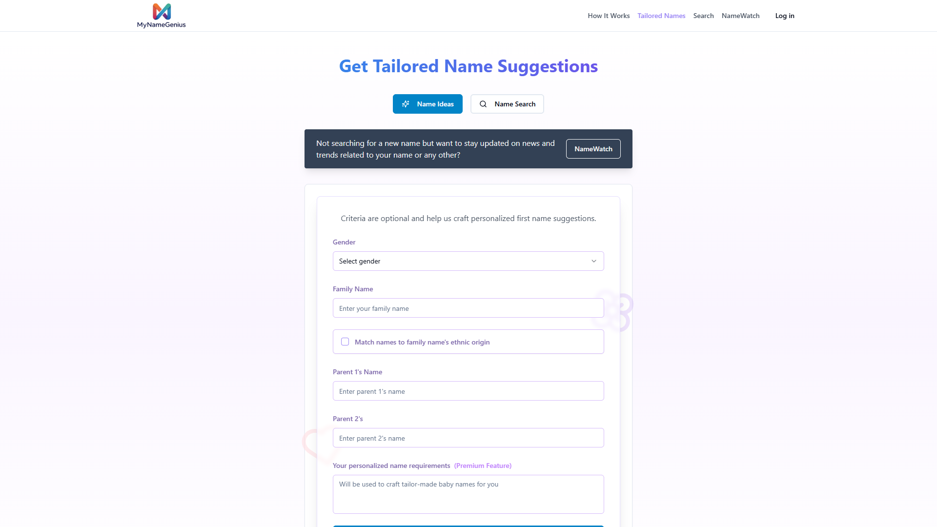 myNameGenius myNameGenius