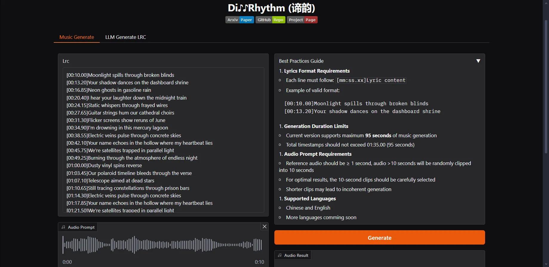 DiffRythm DiffRythm