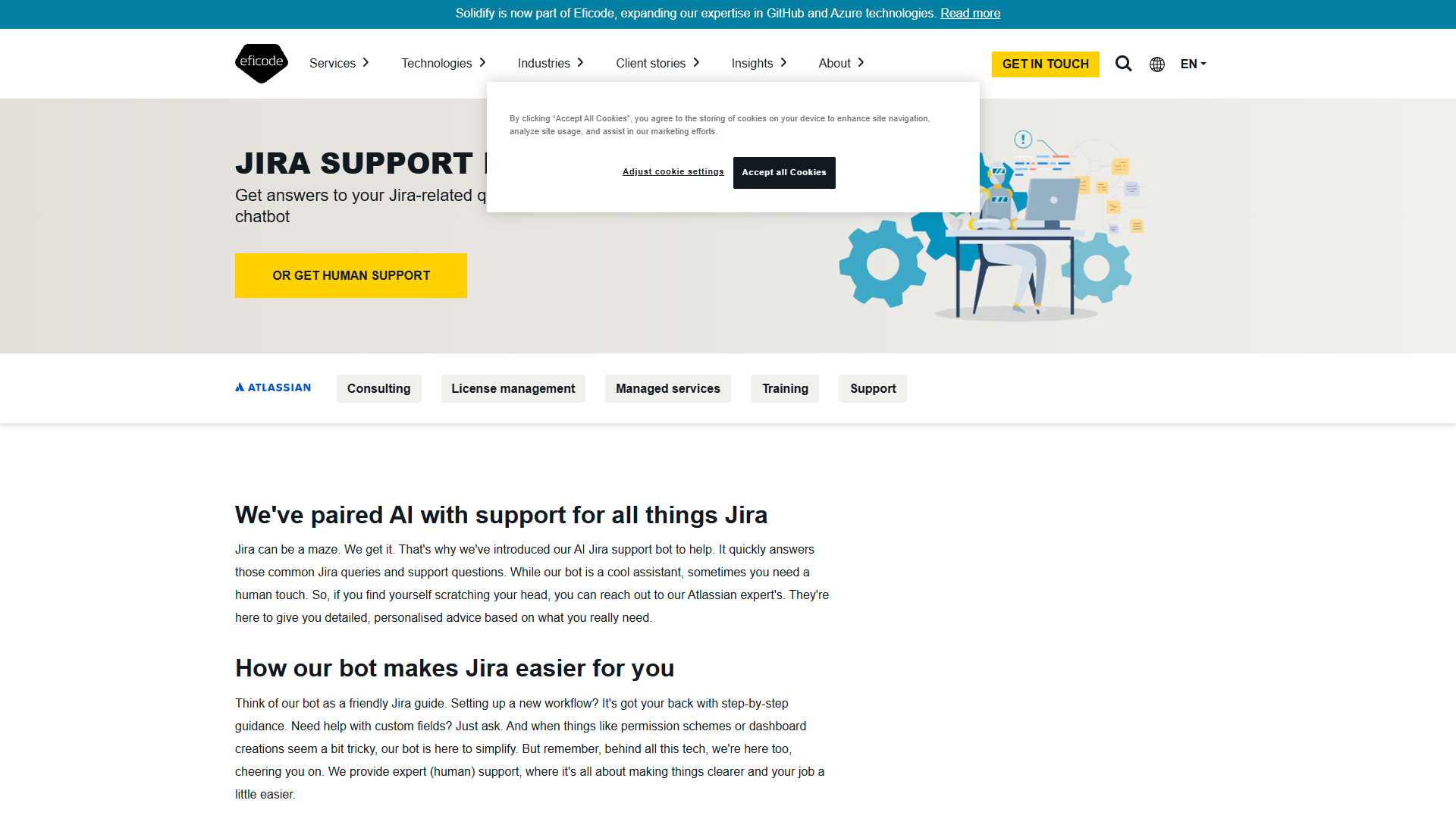 Jira Support Bot by Eficode Jira Support Bot by Eficode