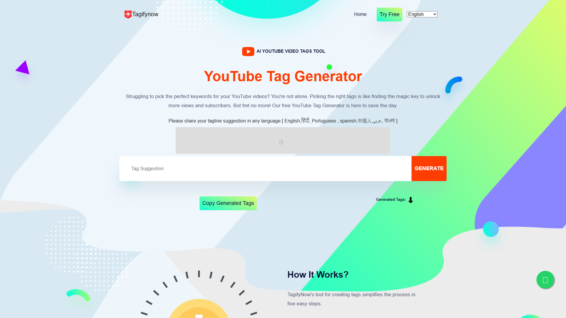 TagifyNow YouTube Tag Generator TagifyNow YouTube Tag Generator