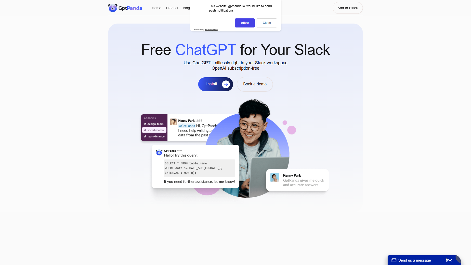 GptPanda — Free ChatGPT for Slack GptPanda — Free ChatGPT for Slack