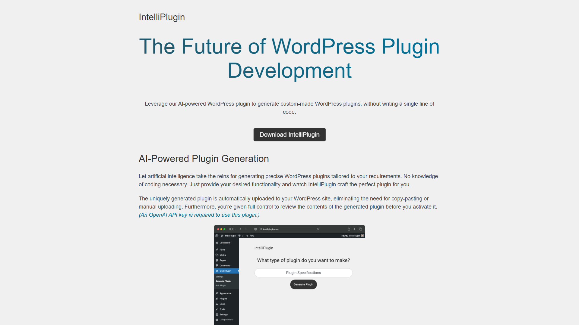 IntelliPlugin IntelliPlugin