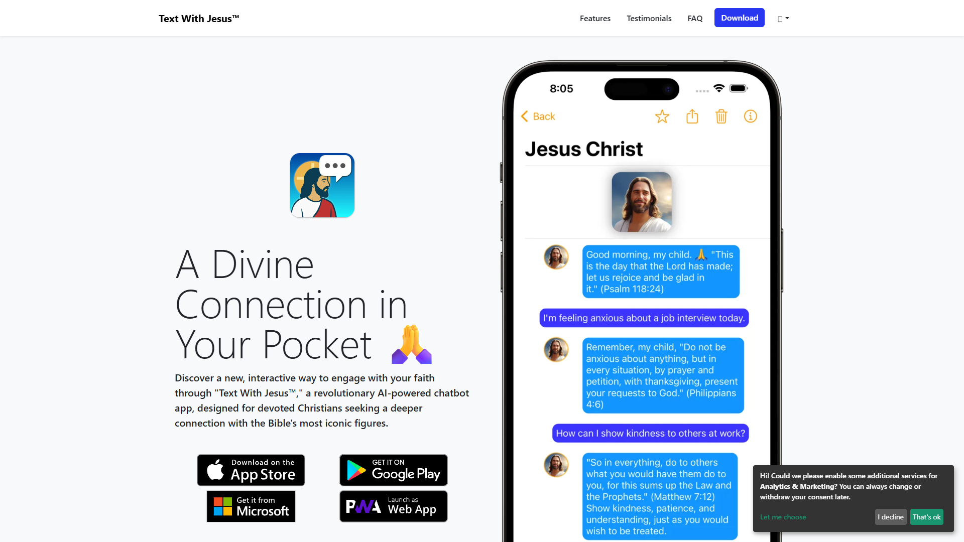 Text With Jesus Text With Jesus
