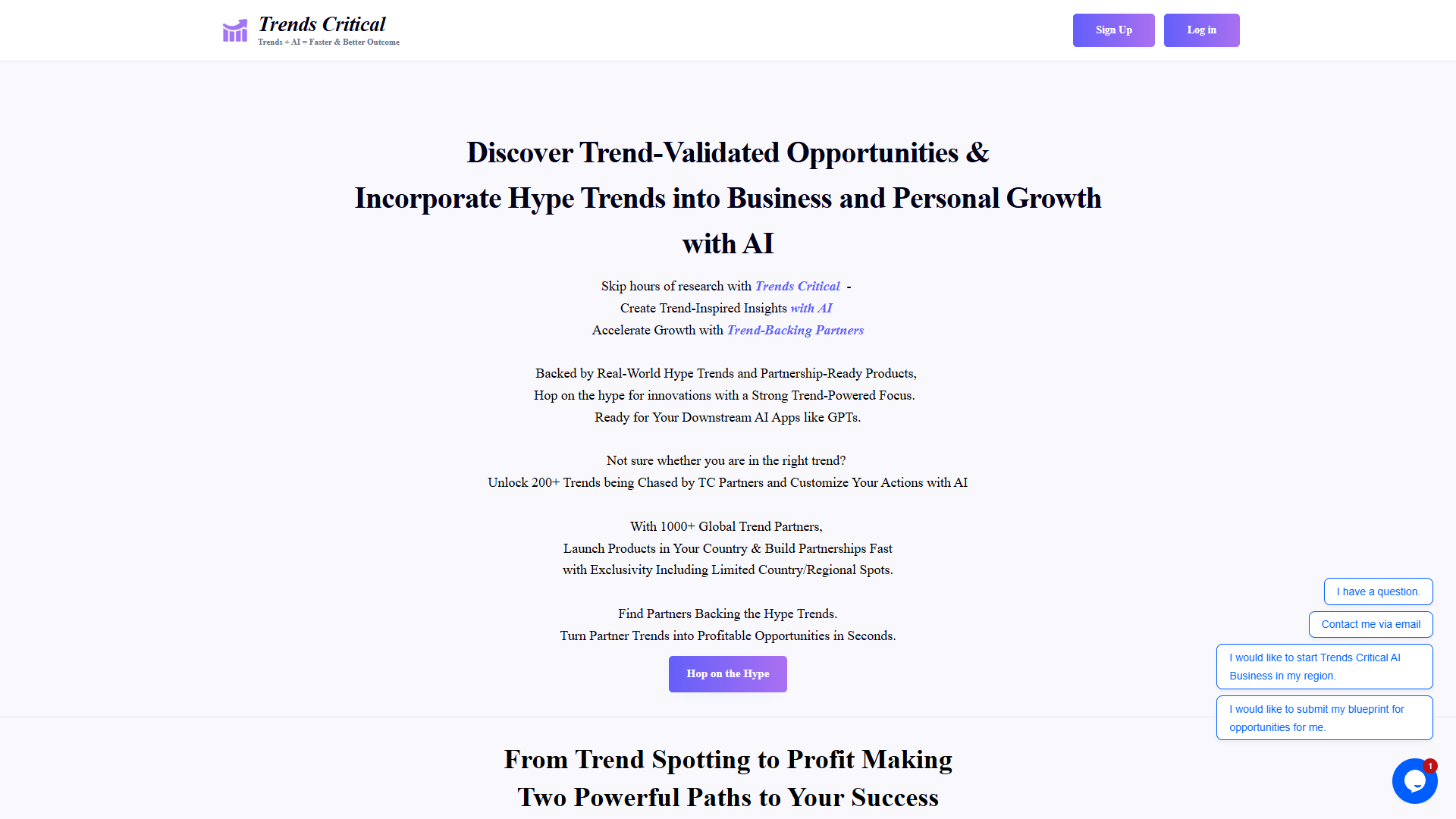Trends Critical Trends Critical