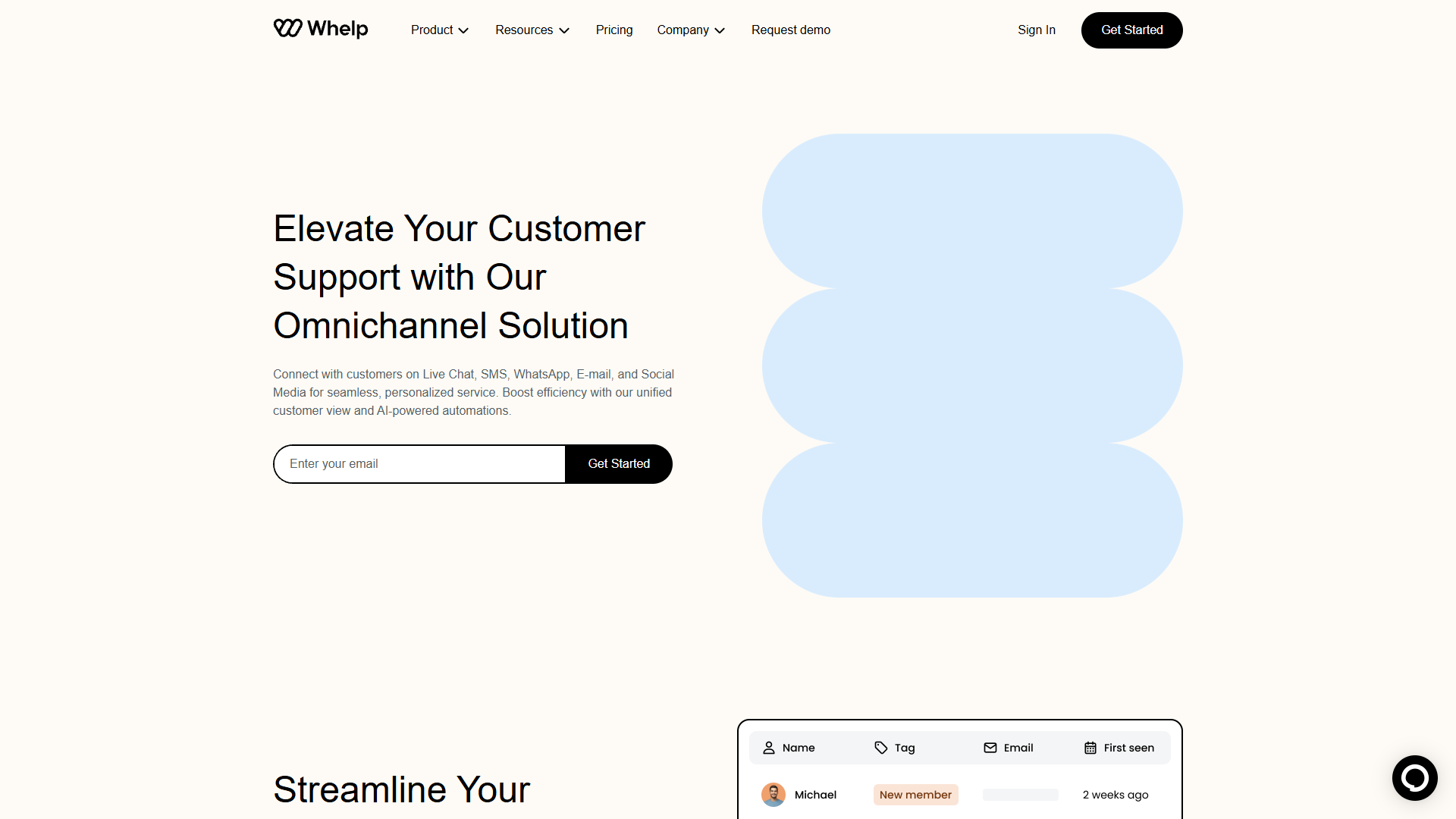 Whelp Omnichannel Inbox Whelp Omnichannel Inbox