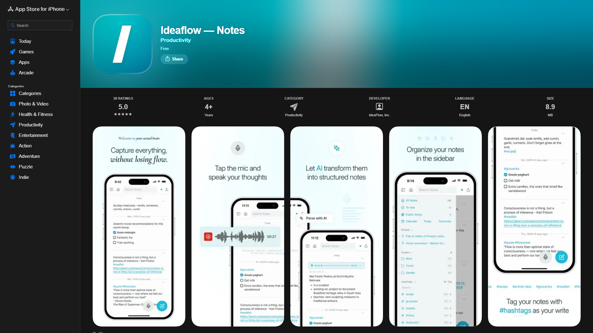 Ideaflow — Notes Ideaflow — Notes