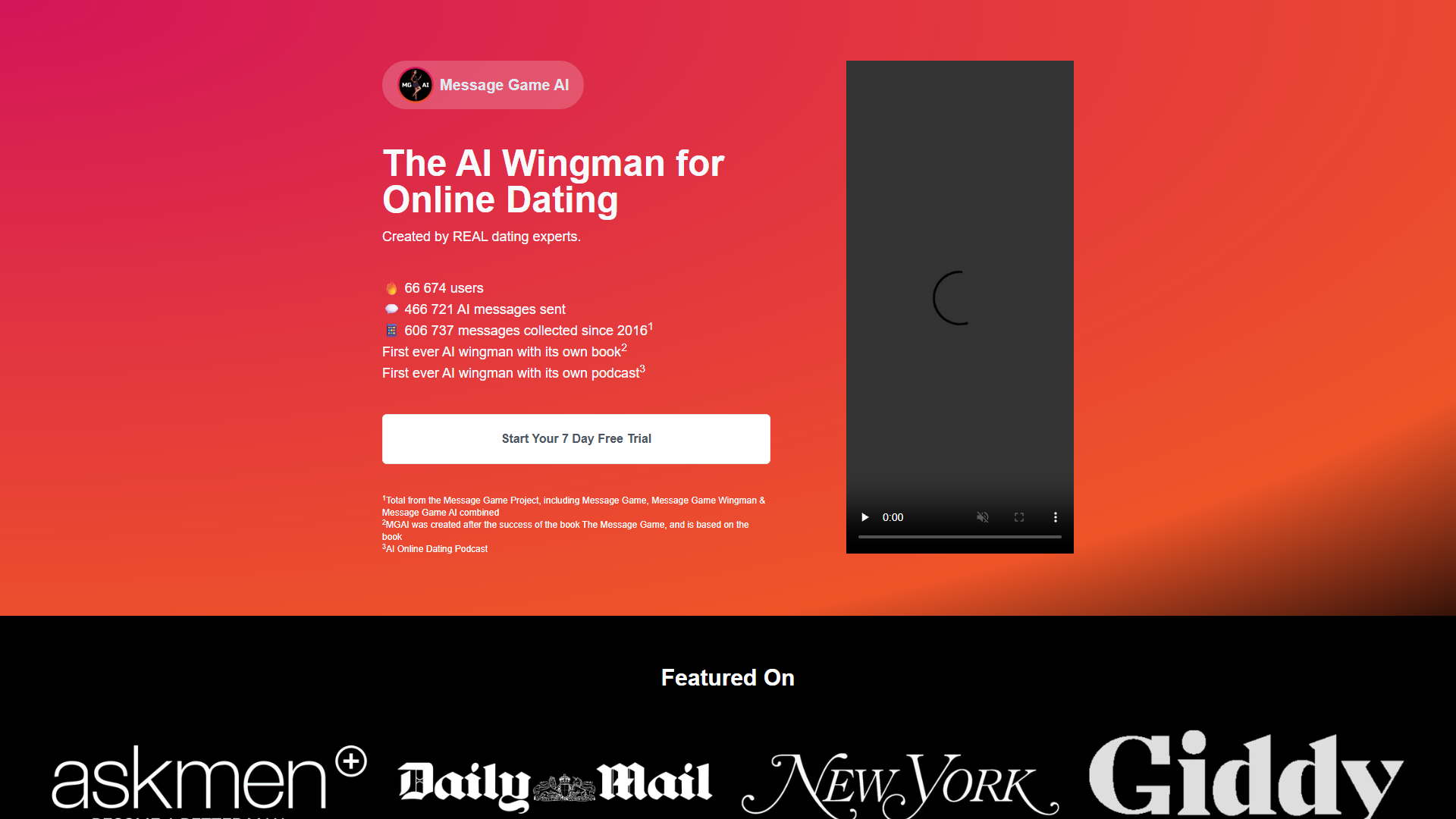 Message Game AI Message Game AI