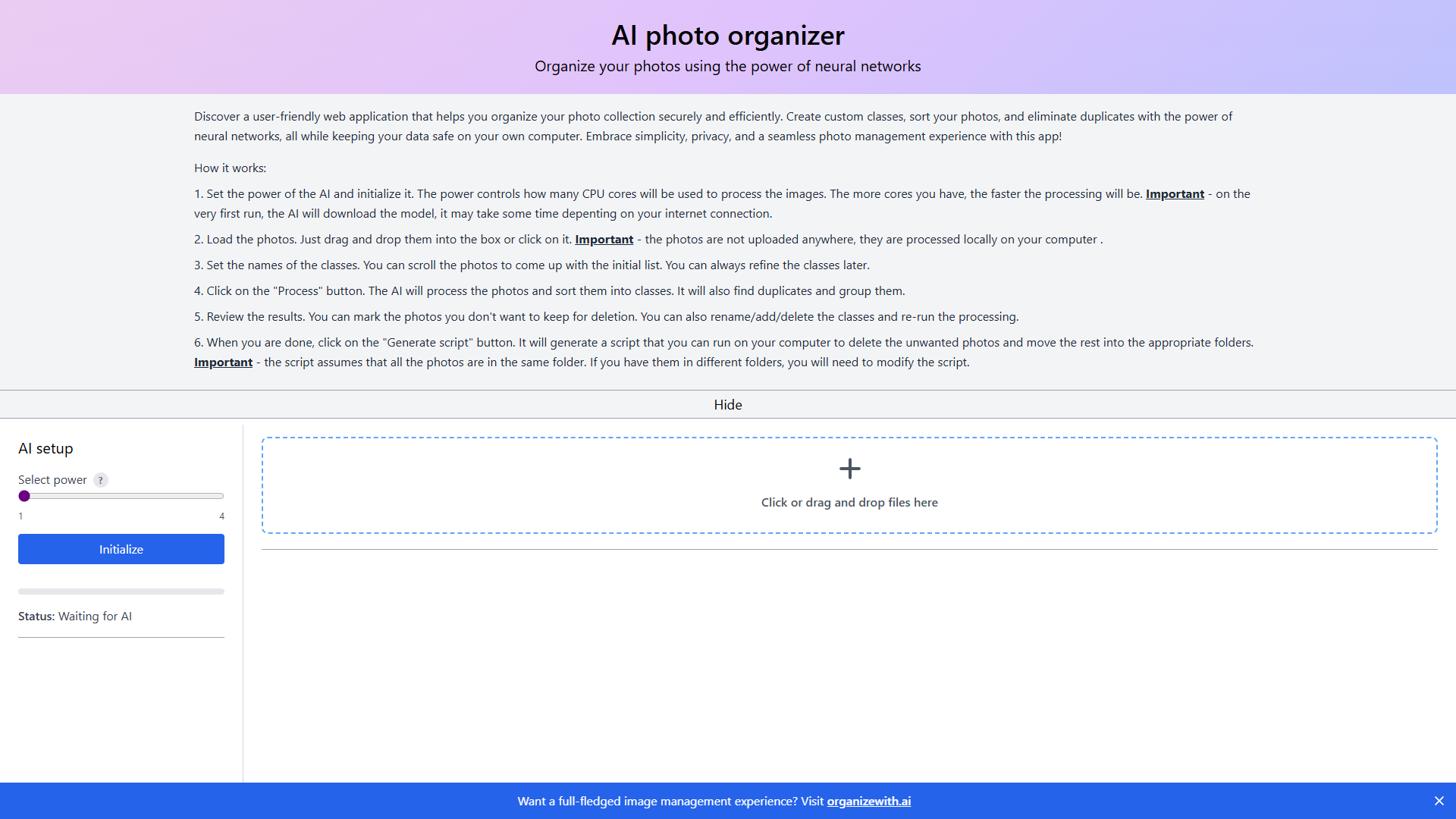 AI Photo Organizer AI Photo Organizer
