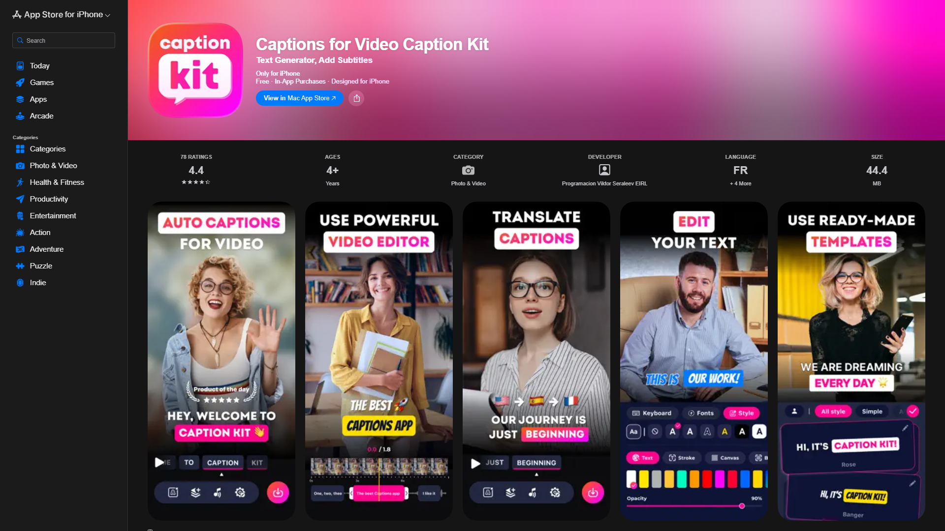 Captions for Video Caption Kit Captions for Video Caption Kit