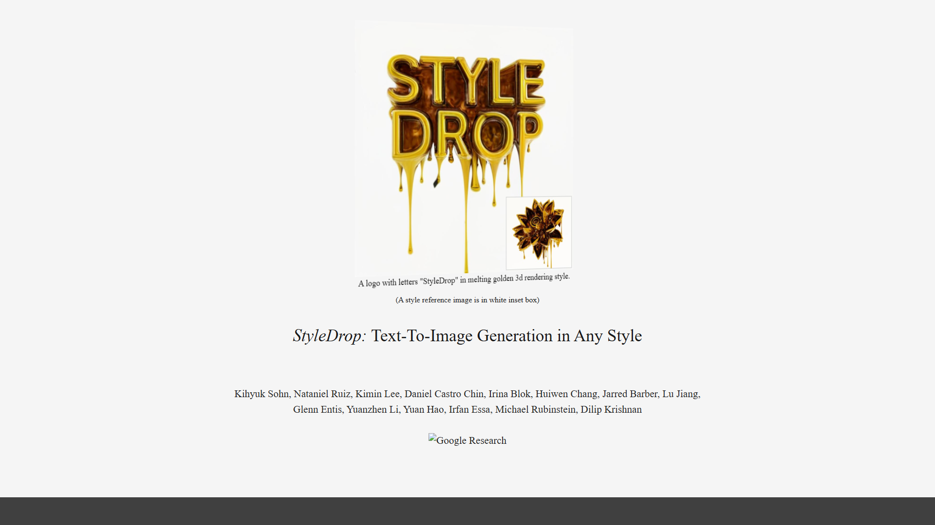 StyleDrop StyleDrop