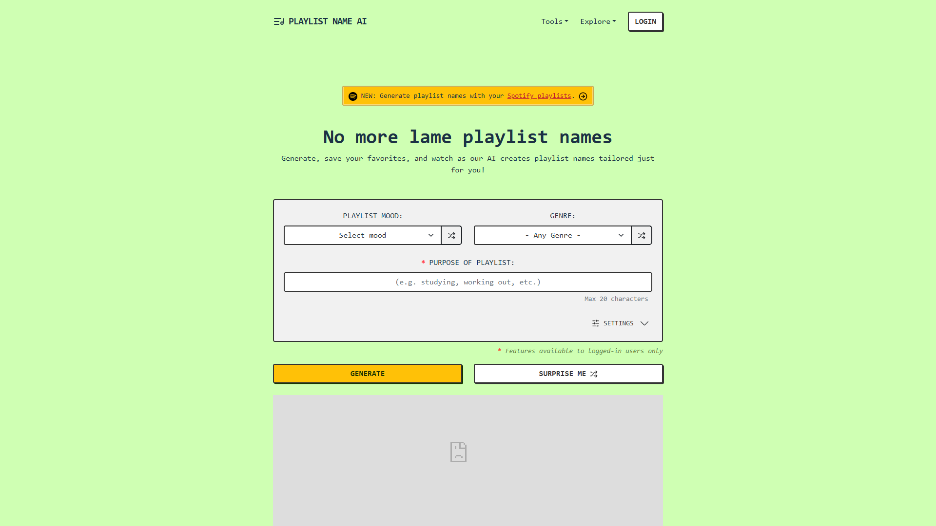 PlaylistName AI PlaylistName AI