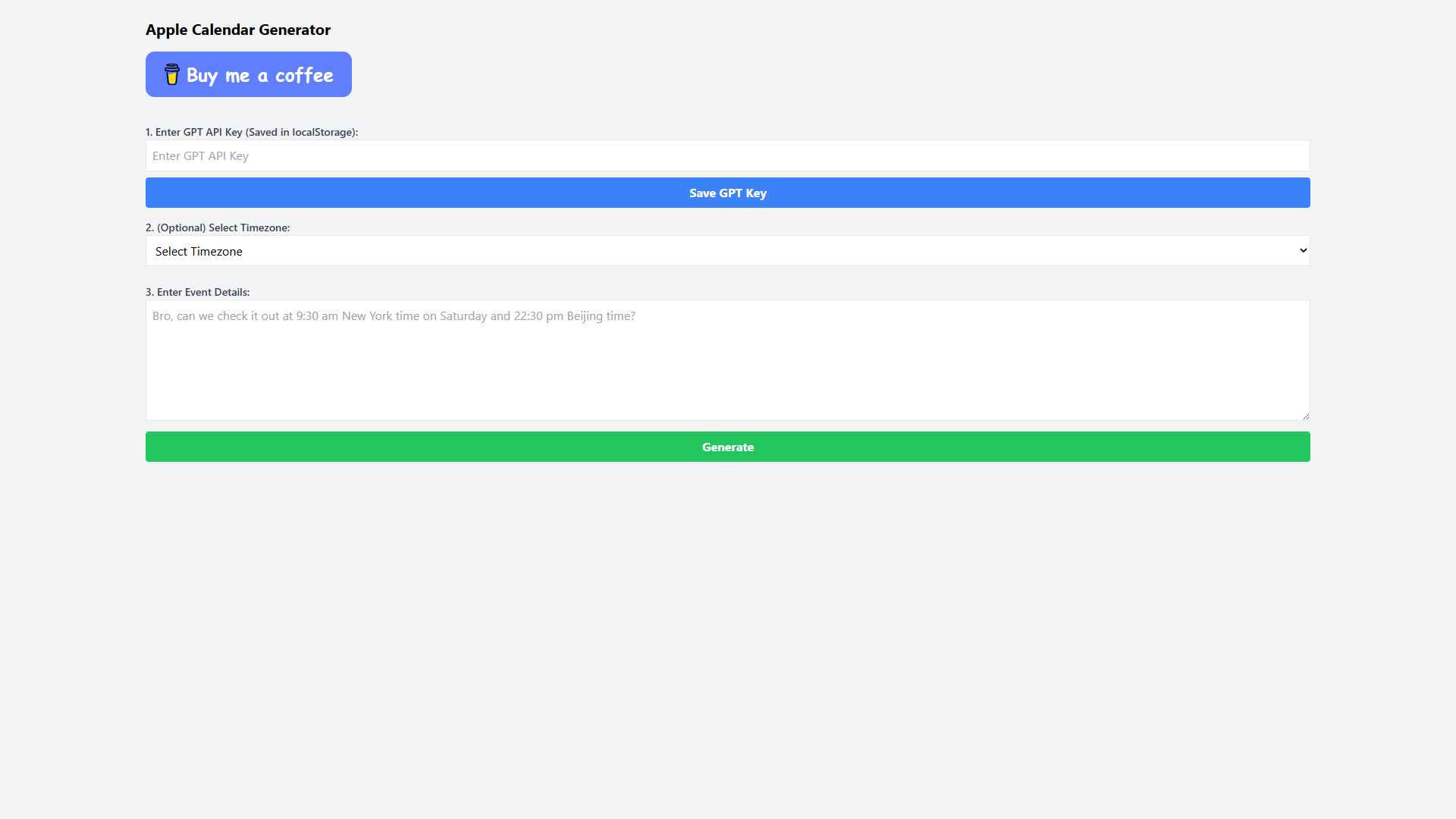 Apple Calendar Generator Apple Calendar Generator