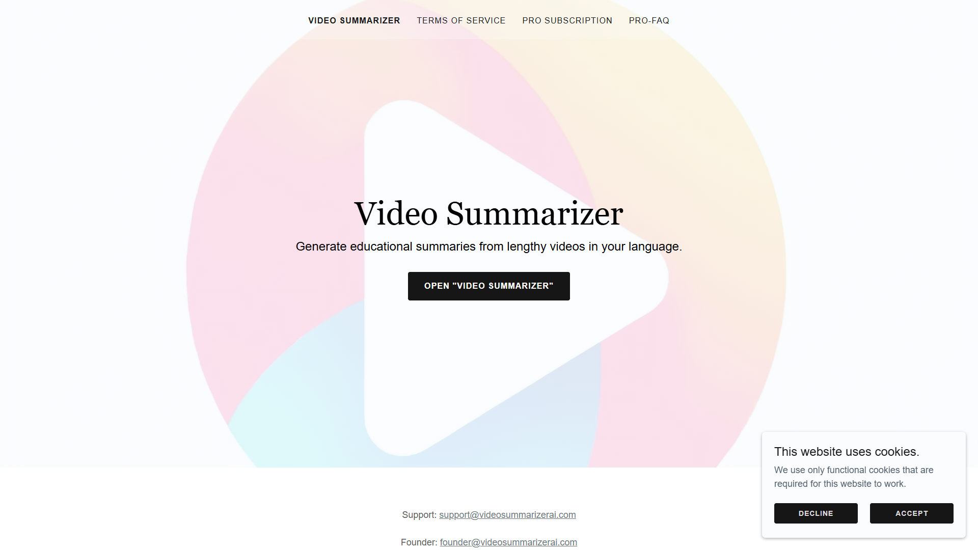 Video Summarizer Video Summarizer
