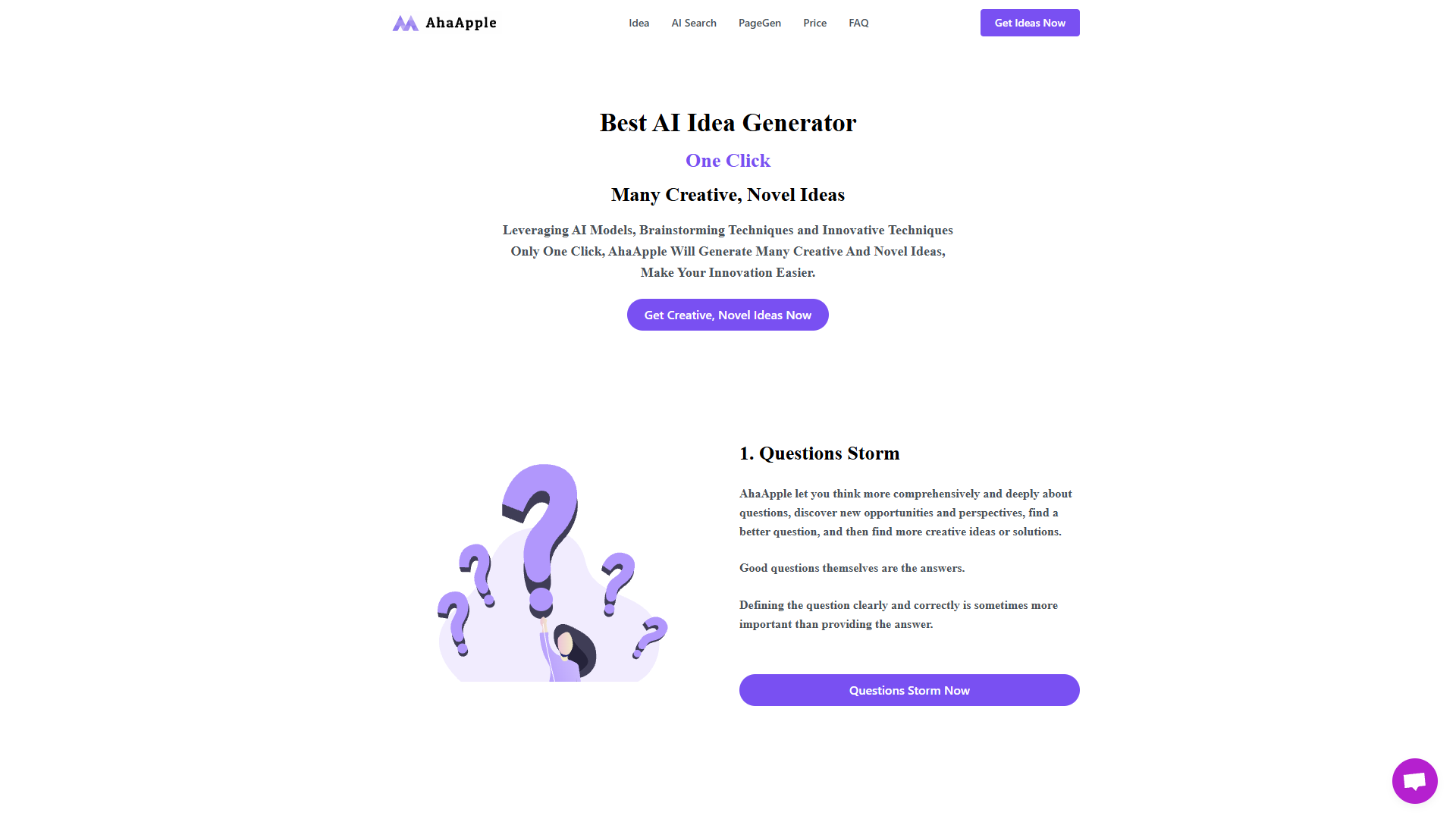 AhaApple — AI Idea Generator AhaApple — AI Idea Generator