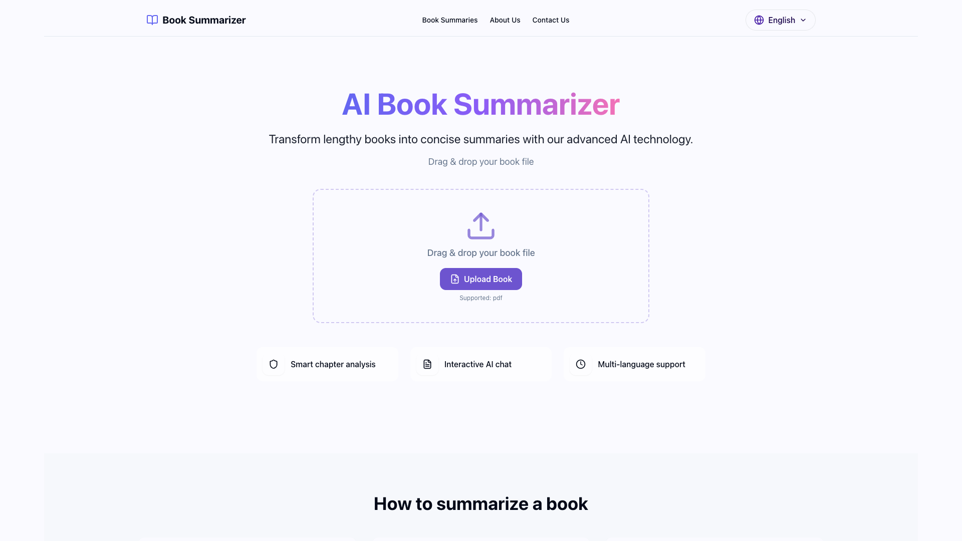 AI Book Summarizer AI Book Summarizer