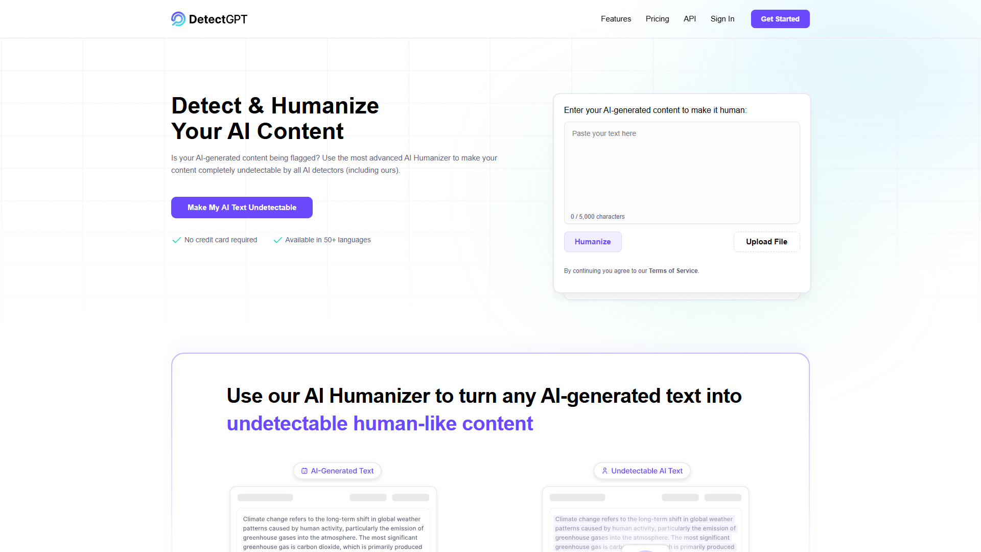 DetectGPT AI Humanizer DetectGPT AI Humanizer