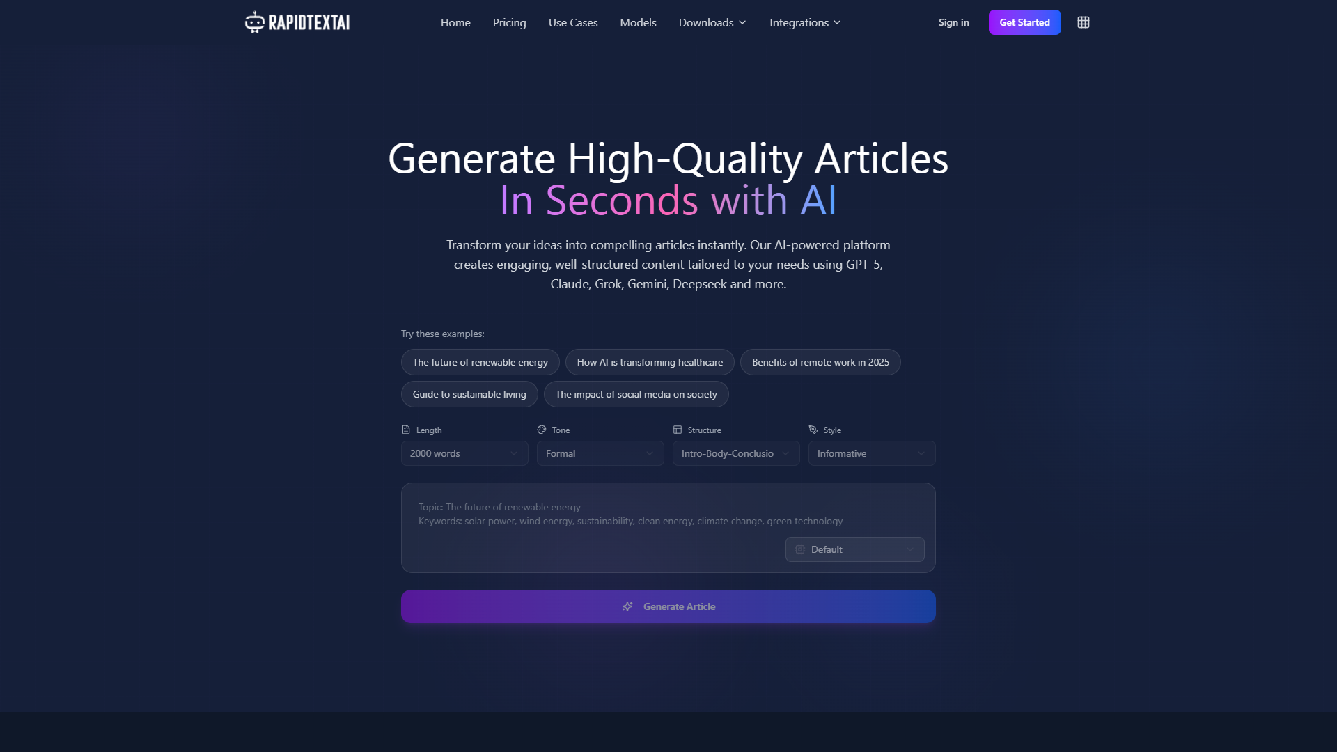RapidTextAI RapidTextAI
