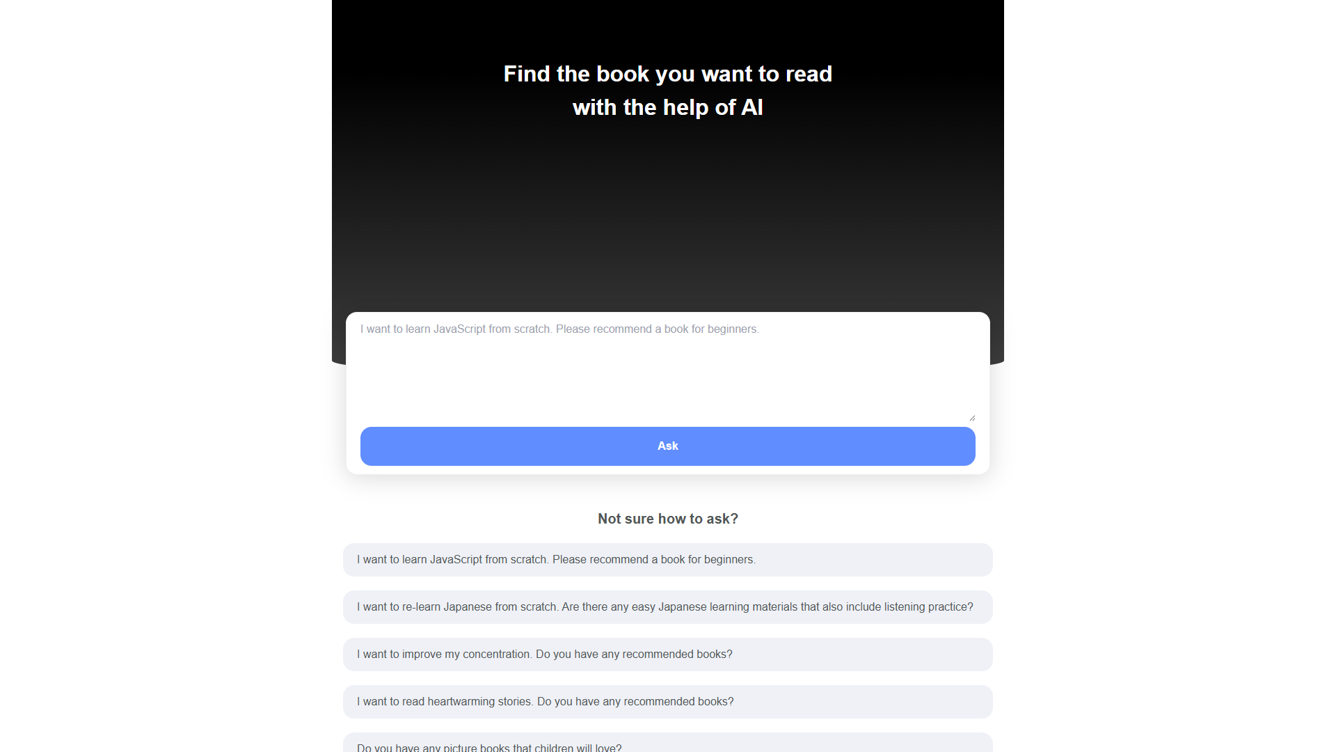 AI Bookstore AI Bookstore