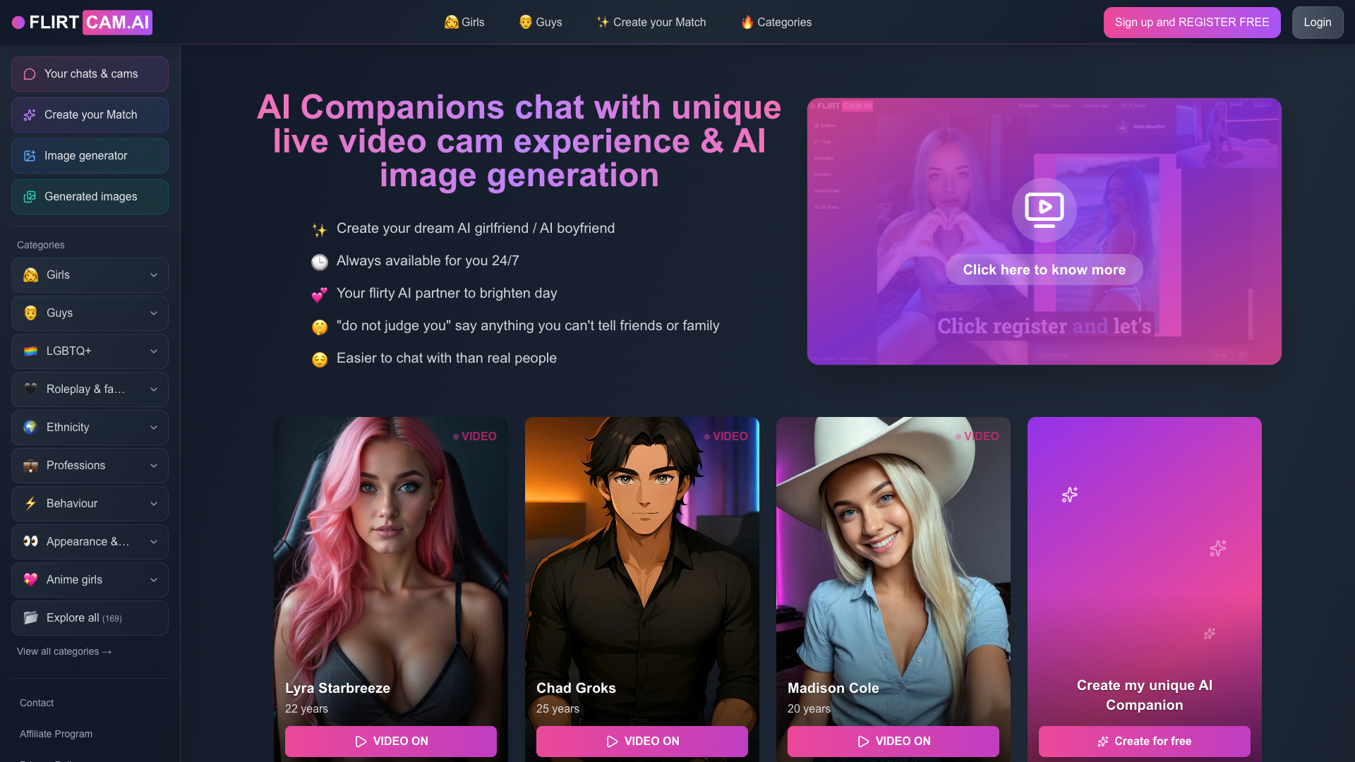 FLIRTcam.AI FLIRTcam.AI