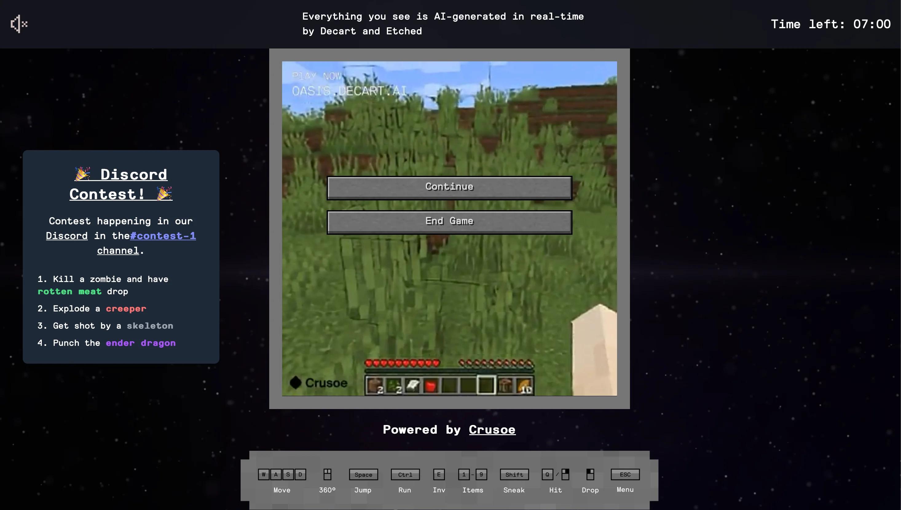 Oasis Minecraft AI Oasis Minecraft AI